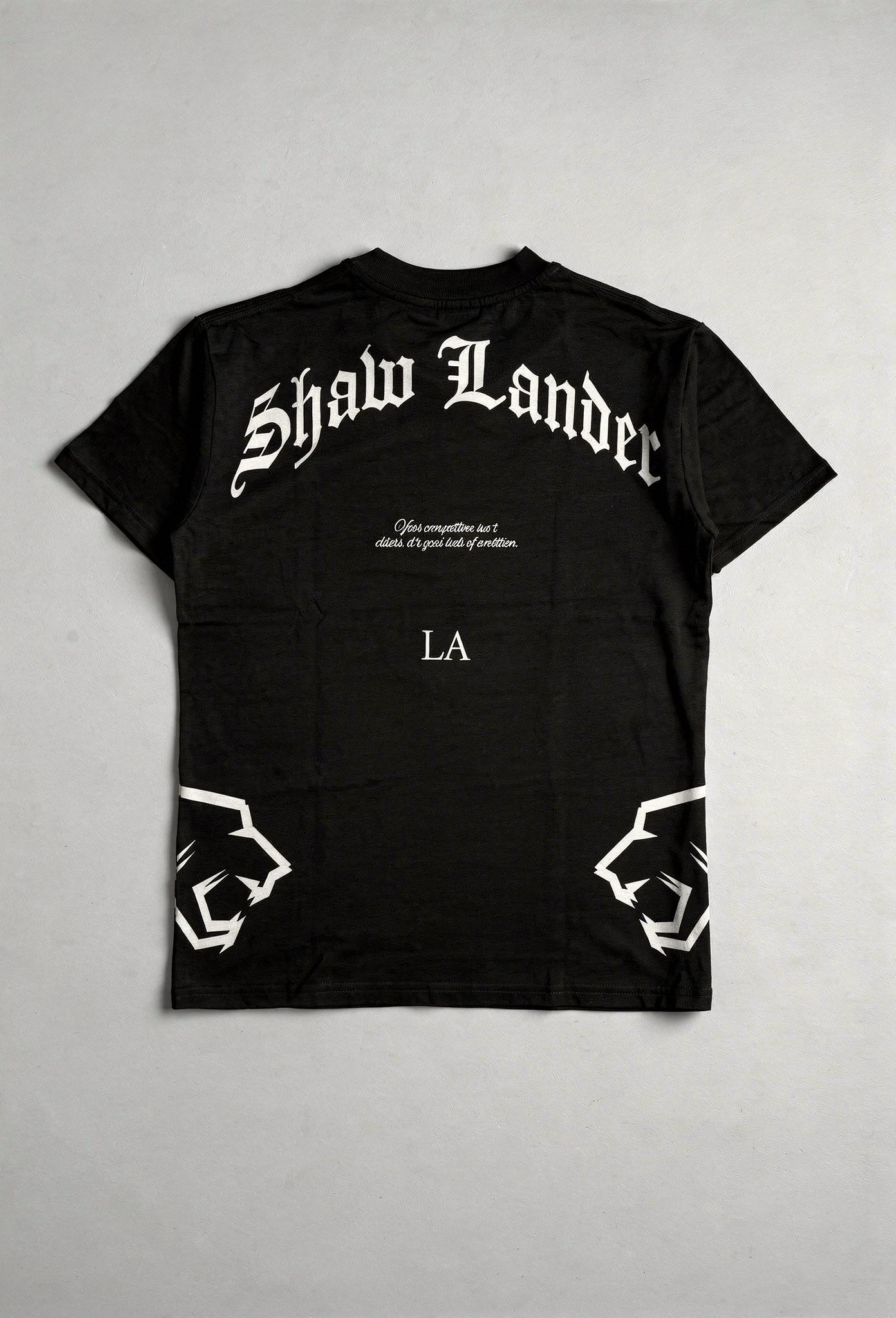 CAMISETA PREMIUM “ONE” NEGRA $40